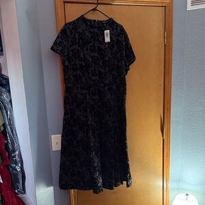 Torrid Black Floral Dress